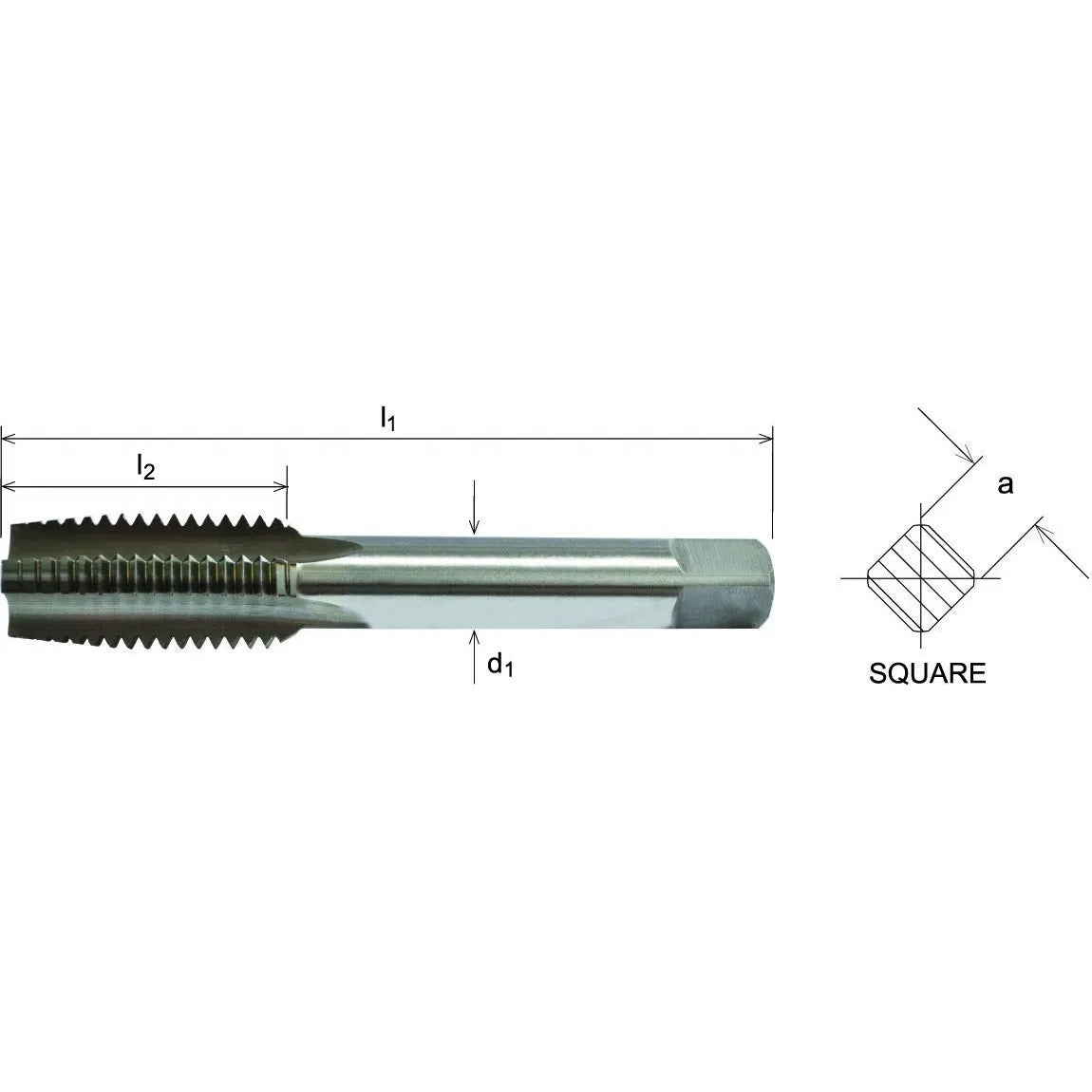 Somta Series 511 - Hss Metric Tap M4.0 x 0.5 Bottom