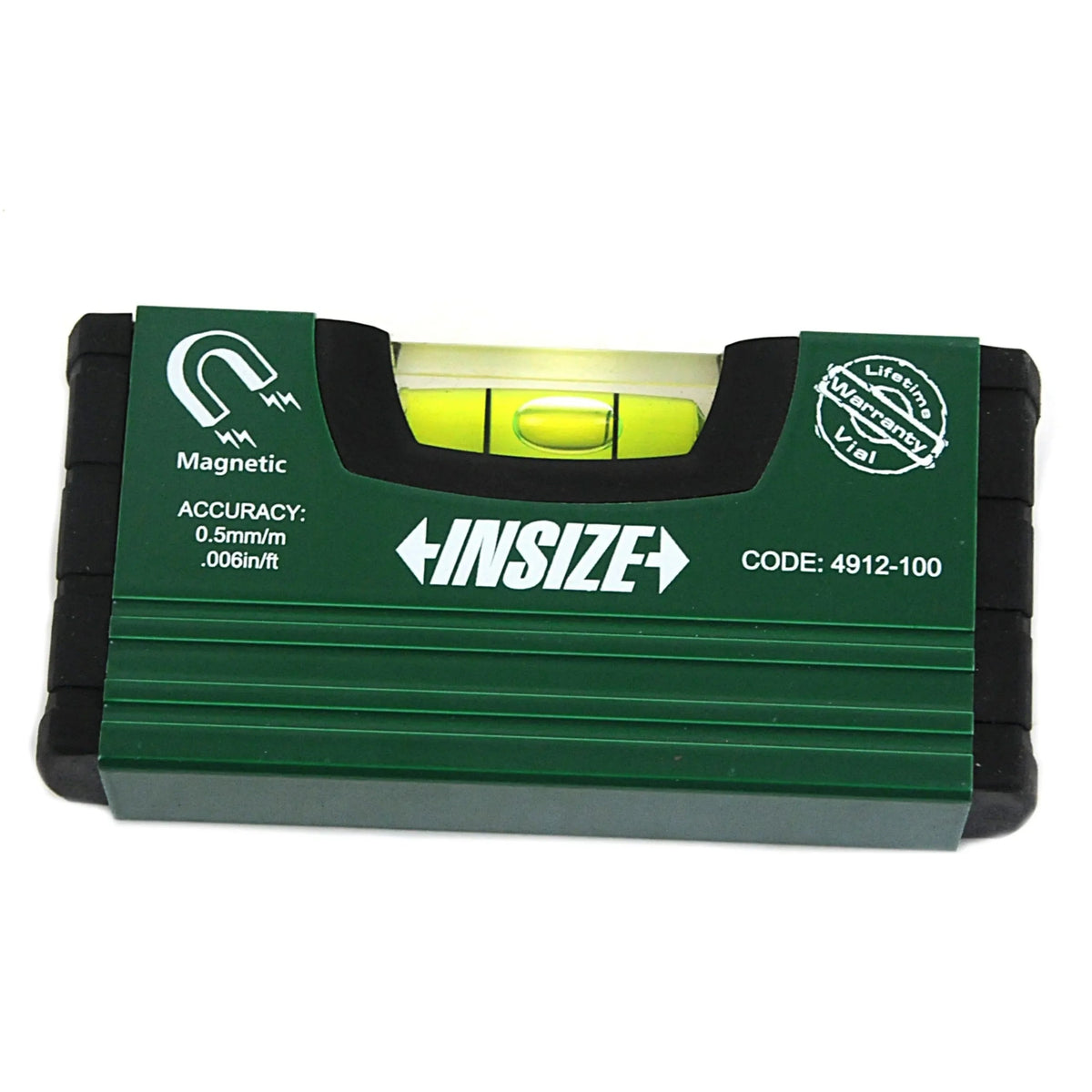 Insize Portable Level 100mm/ 4" Range Series 4912-100