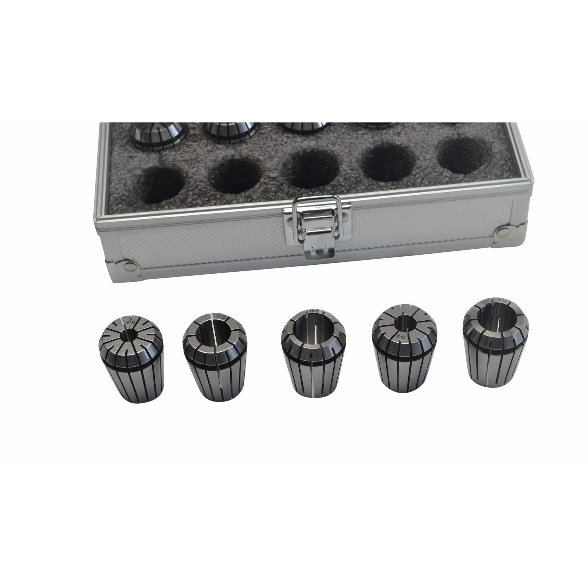 ER25 15pc Precision Spring Collet Set – 2mm to 16mm - Twin Eagle Imports