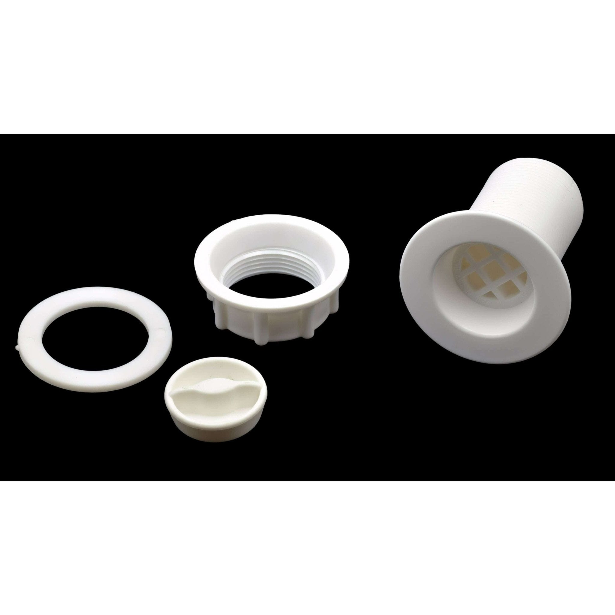Extended 32mm White Plastic Body Plug and Waste Unit - Twin Eagle Imports