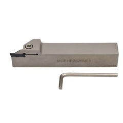 External Parting and Grooving Tool Holder MGEHR2525M03 25x25mm - Twin Eagle Imports