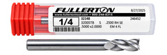 Fullerton 32148 1/4" 4 Flute Stub Square End Mill