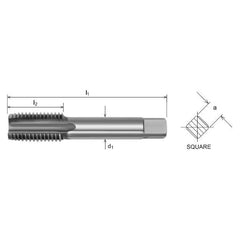 Somta Series 541 - HSS Straight Flute Short Hand Bottom (Finishing) Tap UNC 1" x 8 TPI