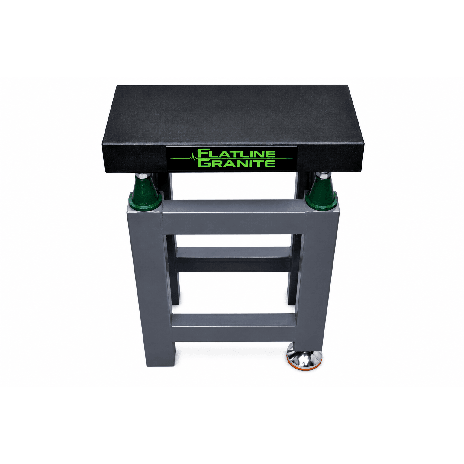Flatline Granite Surface Plate 400 x 250 x 60mm with Stand & Levelling Brackets - Twin Eagle Imports