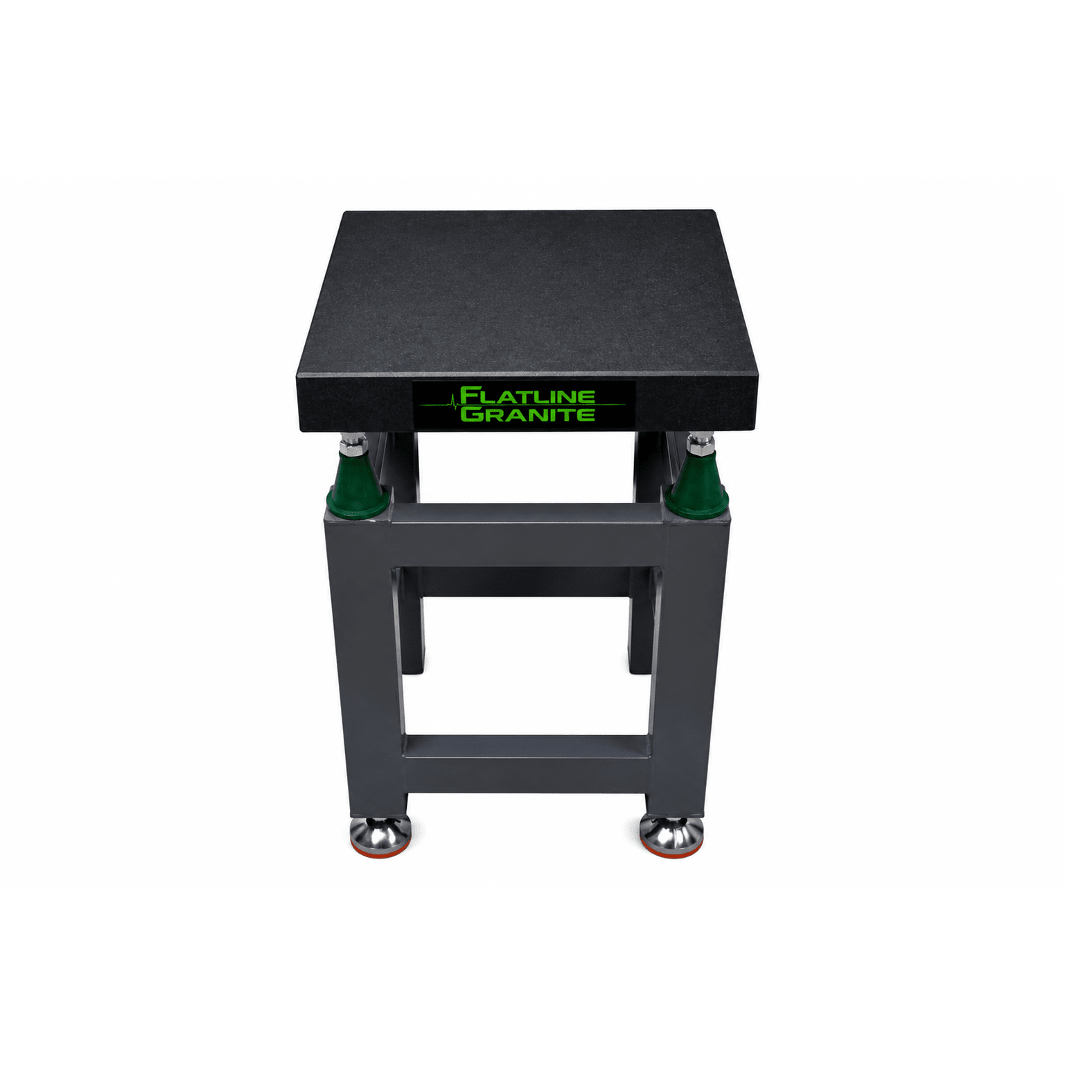 Flatline Granite Surface Plate 400 x 400 x 60mm with Stand & Levelling Table - Twin Eagle Imports