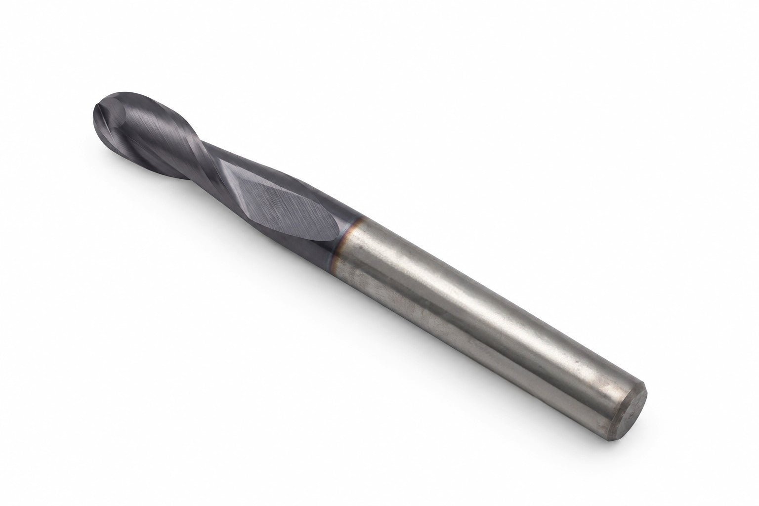 Fullerton 1/4" 2 Flute TiAlN Coated Carbide Ball Nose Endmill - 3215 Series - Twin Eagle Imports