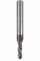 Fullerton 2.0mm 2 Flute TiAlN Coated Carbide Ball Nose Endmill - 3215 Series - Twin Eagle Imports
