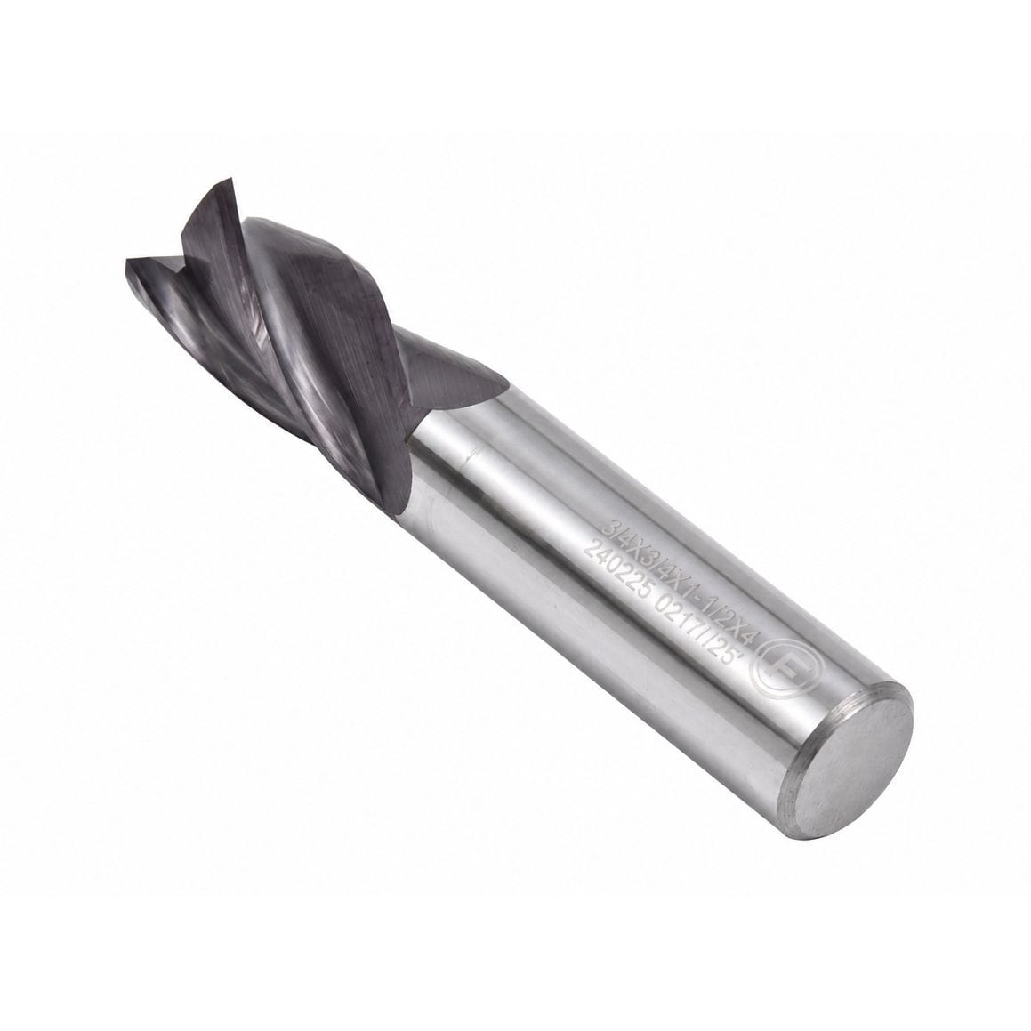 Fullerton 30639 3/4" 4 Flute TiAlN Coated Carbide Square End Mill - Twin Eagle Imports