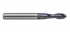 Fullerton 3.0mm 2 Flute TiAlN Coated Carbide Ball Nose Endmill - 3215 Series - Twin Eagle Imports