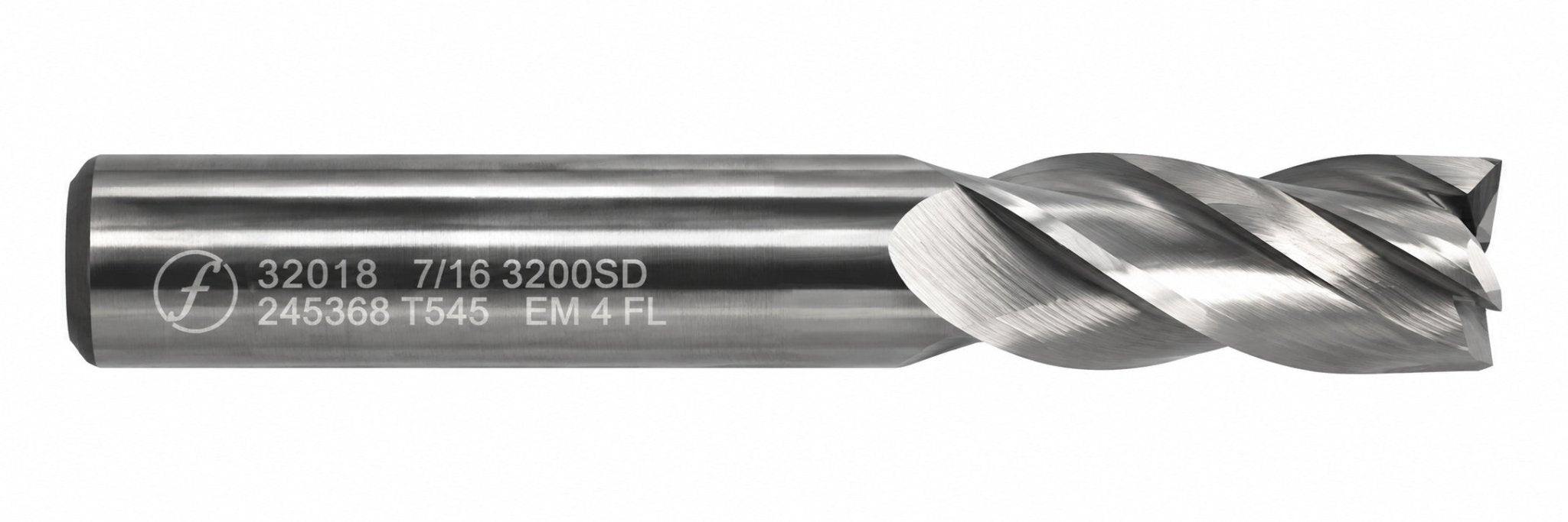Fullerton 32018 0.4375" 4 Flute Standard Square End Mill - Twin Eagle Imports