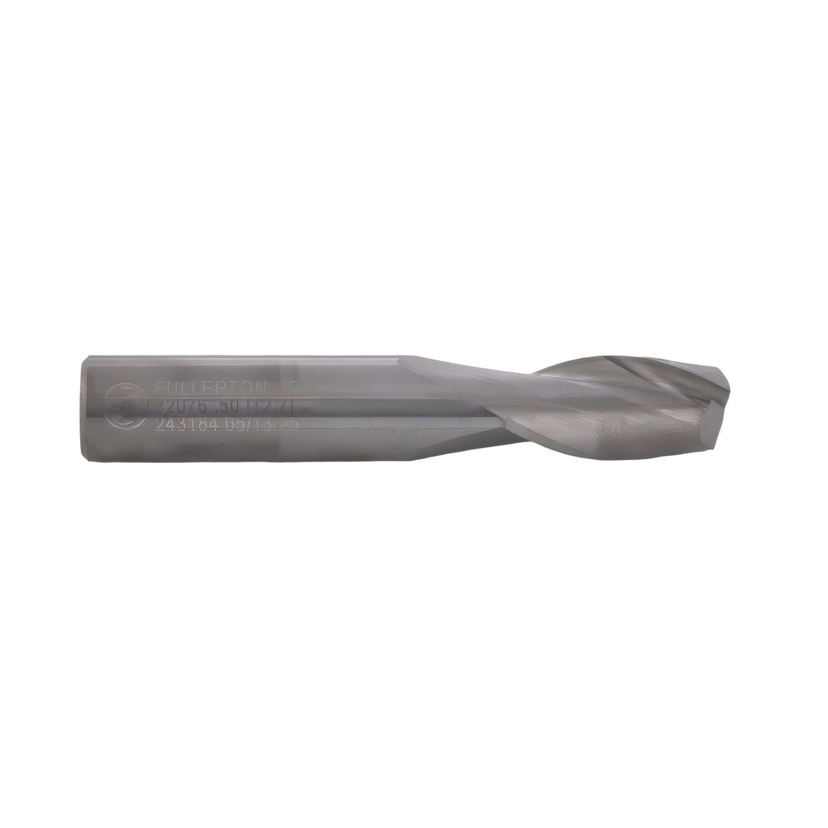 Fullerton 32076 1/2 Inch 2 Flute Carbide Square End Mill - Twin Eagle Imports