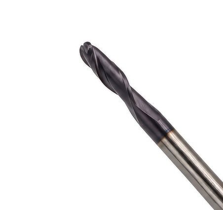 Fullerton 4.0mm 2 Flute TiAlN Coated Carbide Ball Nose Endmill - 3215 Series - Twin Eagle Imports