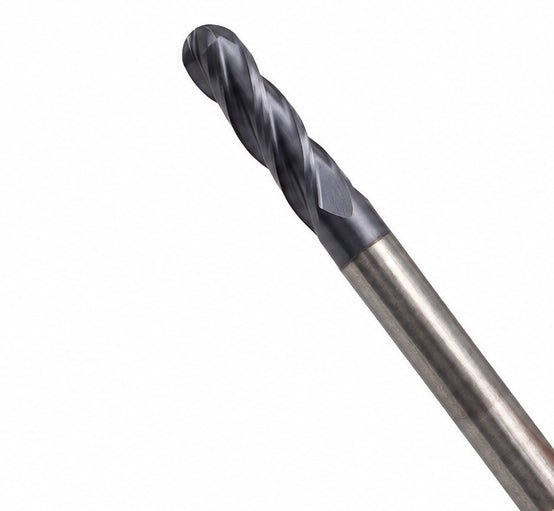 Fullerton 4.0mm 4 Flute TiAlN Coated Carbide Ball Nose Endmill - 3200 Series - Twin Eagle Imports
