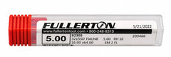 Fullerton 5.0mm 2 Flute TiAlN Coated Carbide Ball Nose Endmill - 3215 Series - Twin Eagle Imports
