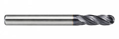 Fullerton 5.0mm 4 Flute TiAlN Coated Carbide Ball Nose Endmill - 3200 Series - Twin Eagle Imports