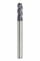 Fullerton 5.0mm 4 Flute TiAlN Coated Carbide Ball Nose Endmill - 3200 Series - Twin Eagle Imports