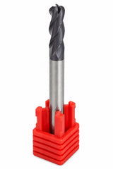 Fullerton 5.0mm 4 Flute TiAlN Coated Carbide Ball Nose Endmill - 3200 Series - Twin Eagle Imports