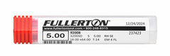 Fullerton 92008 0.1969" 4 Flute Standard Square End Mill - Twin Eagle Imports