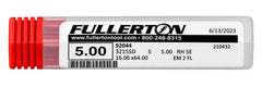 Fullerton 92044 0.1969" 2 Flute Standard Square End Mill - Twin Eagle Imports