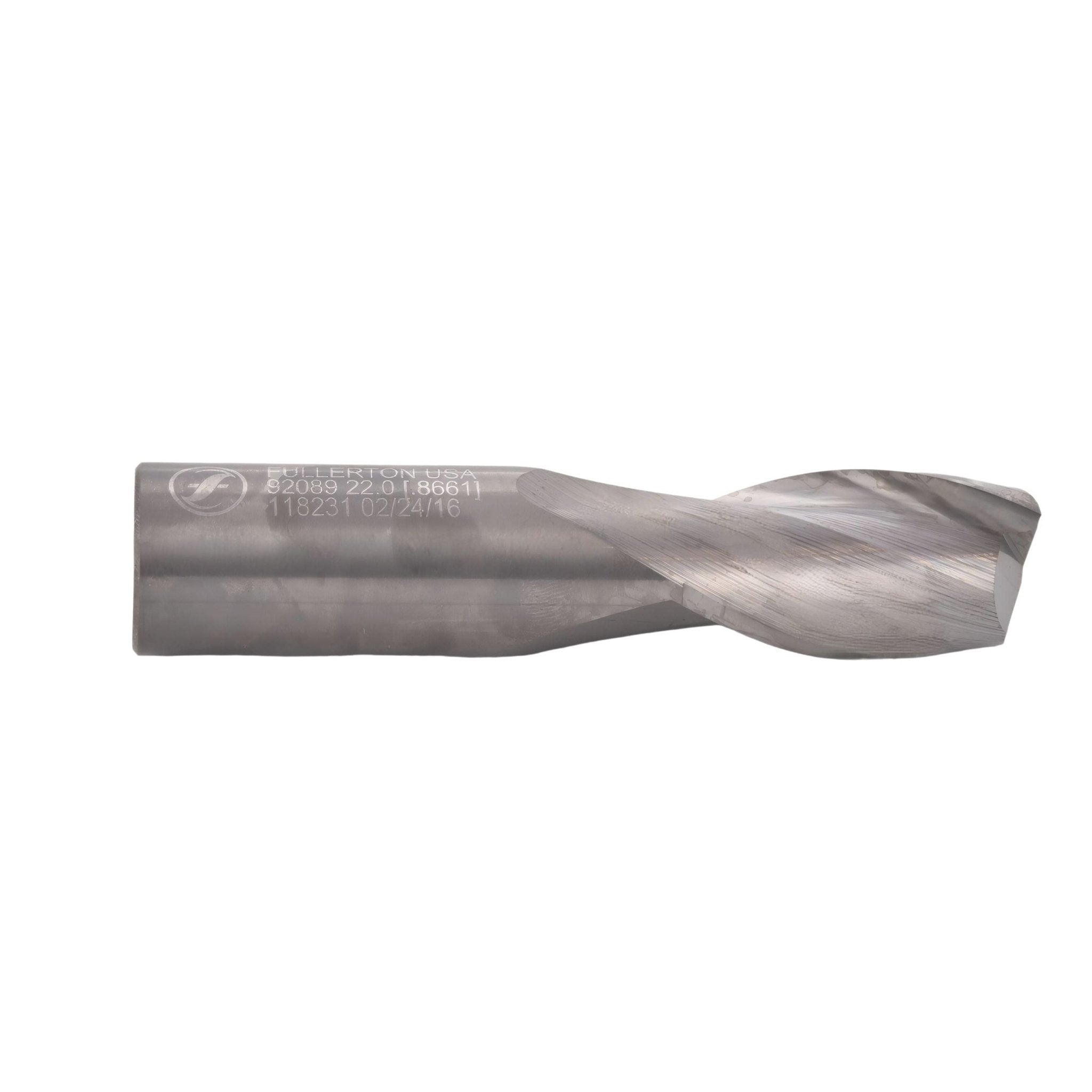 Fullerton 92089 22mm 2 Flute Carbide Square End Mill - Twin Eagle Imports