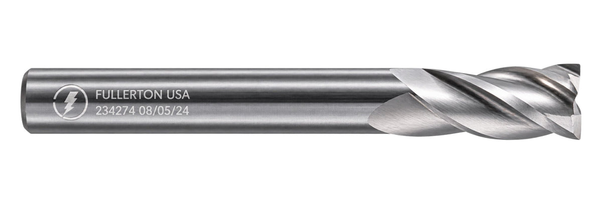 Fullerton 92102 0.2362" 4 Flute Stub Square End Mill - Twin Eagle Imports