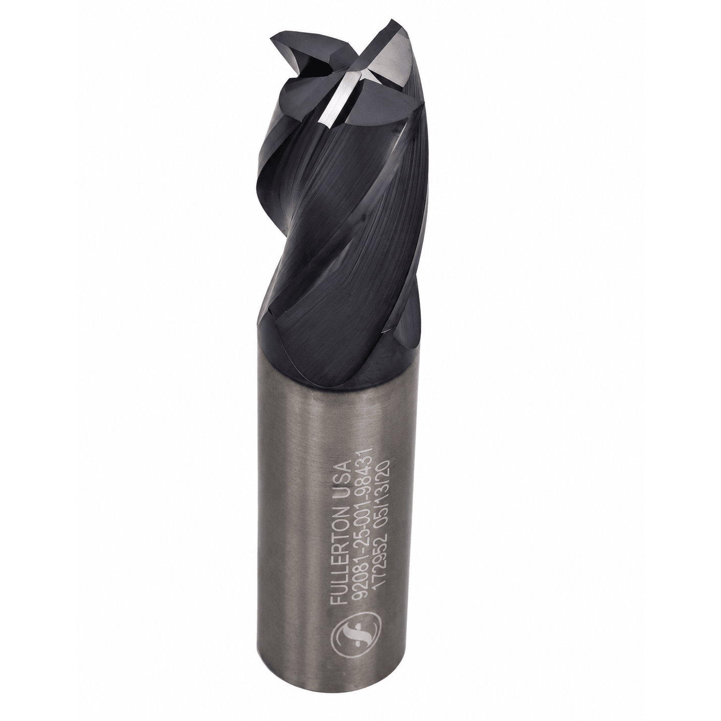 Fullerton 92222 25mm 4 Flute TiAlN Coated Carbide Square End Mill - Twin Eagle Imports