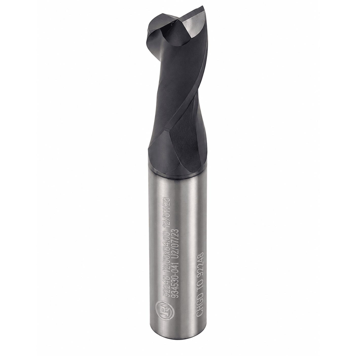 Fullerton 92248 12mm 2 Flute TiAlN Coated Carbide Square End Mill - Twin Eagle Imports