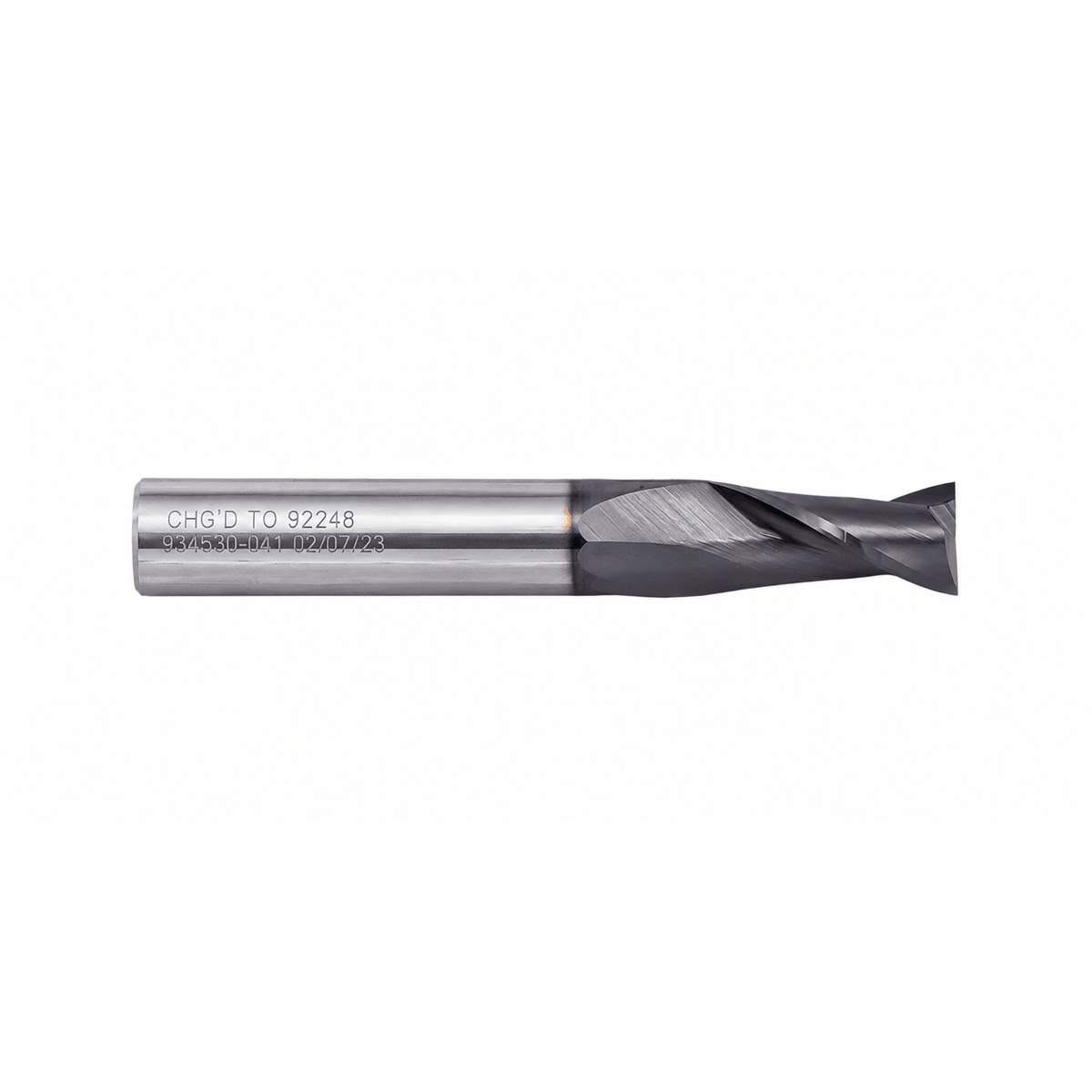 Fullerton 92248 12mm 2 Flute TiAlN Coated Carbide Square End Mill - Twin Eagle Imports