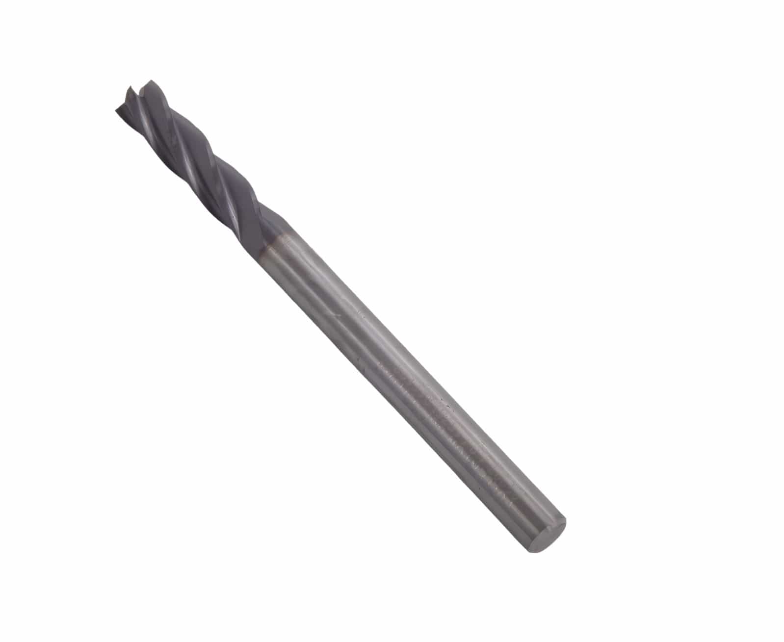 Fullerton CARBIDE ENDMILL Fullerton 92207 4mm 4 Flute TiAlN Coated Carbide Square End Mill