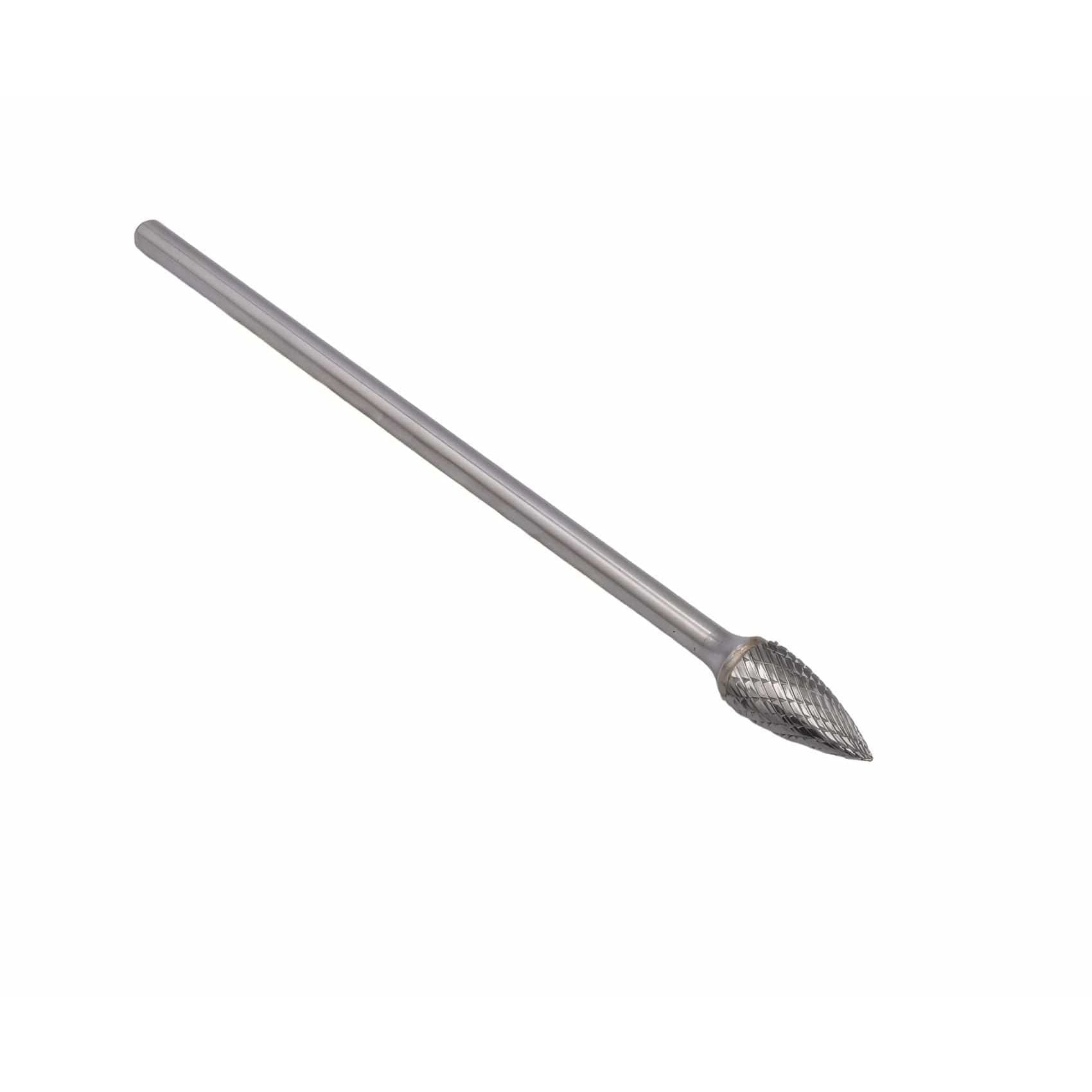 Fullerton SG5L6 1/2" Pointed Tree Shape Extended Shank Carbide Burr - Twin Eagle Imports