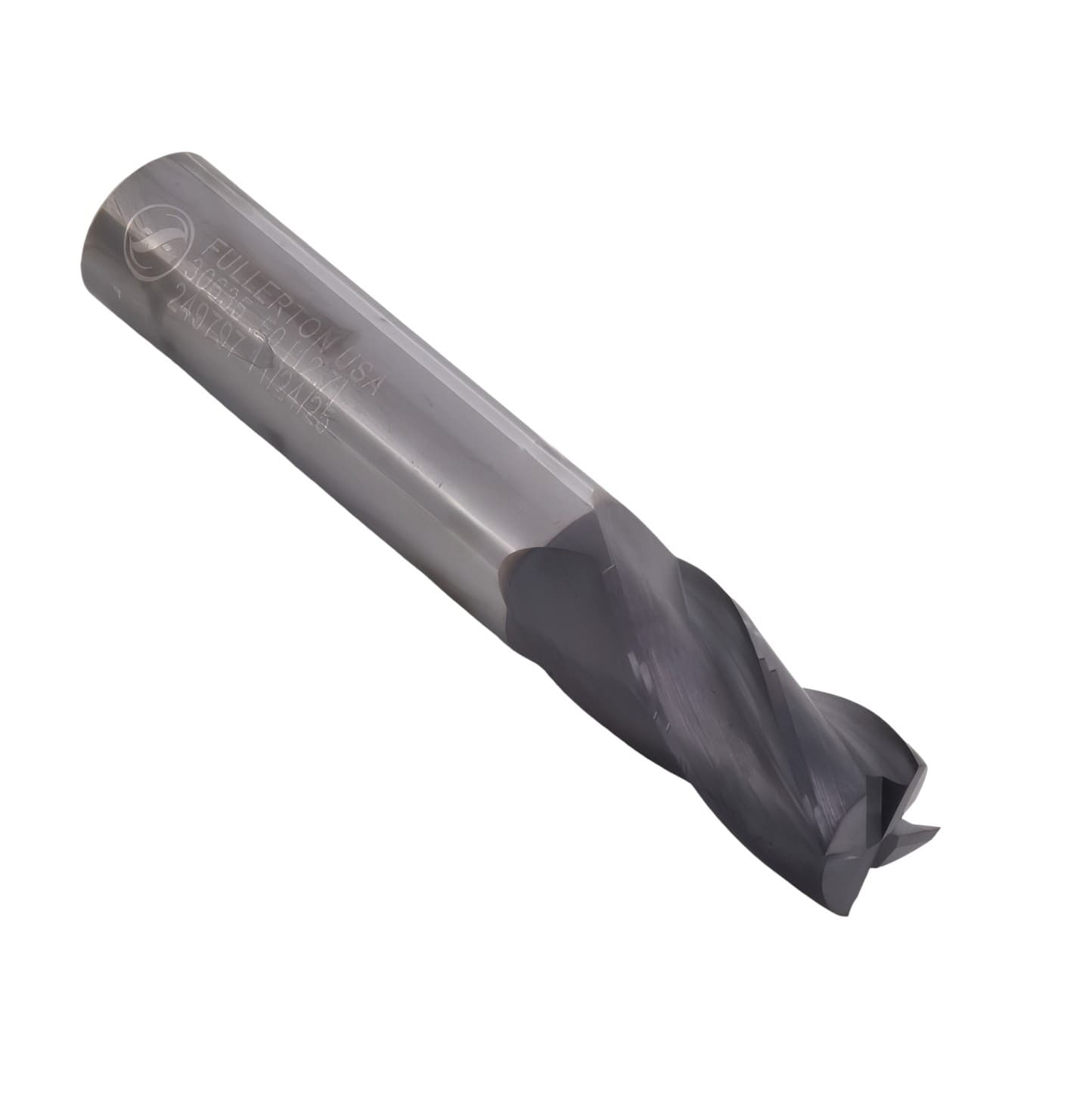 FULLERTON TOOL COMPANY CARBIDE ENDMILL Fullerton 30635 1/2 Inch 4 Flute TiAlN Coated Carbide Square End Mill