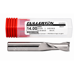 FULLERTON TOOL COMPANY CARBIDE ENDMILL Fullerton 92051 14mm 2 Flute General Purpose Carbide Square End Mill