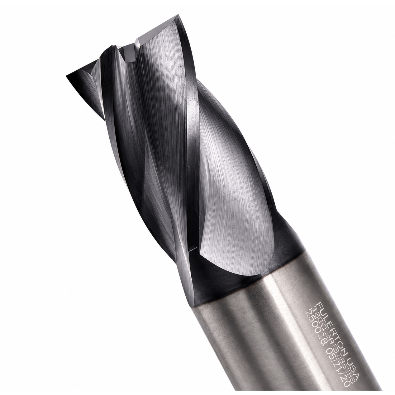 FULLERTON TOOL COMPANY CARBIDE ENDMILLS Fullerton 92222 25mm 4 Flute TiAlN Coated Carbide Square End Mill