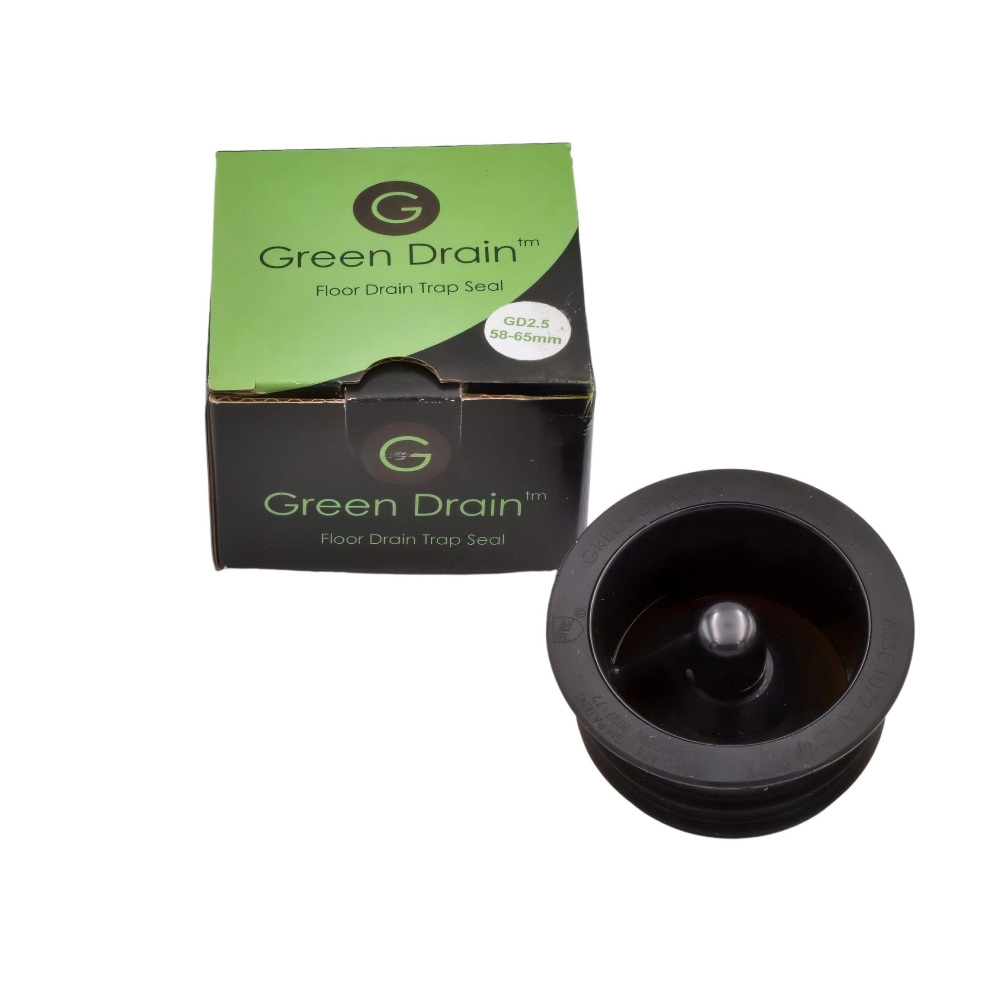 Green Drain Waterless Trap Seal 2.5" (55-65mm) - Twin Eagle Imports