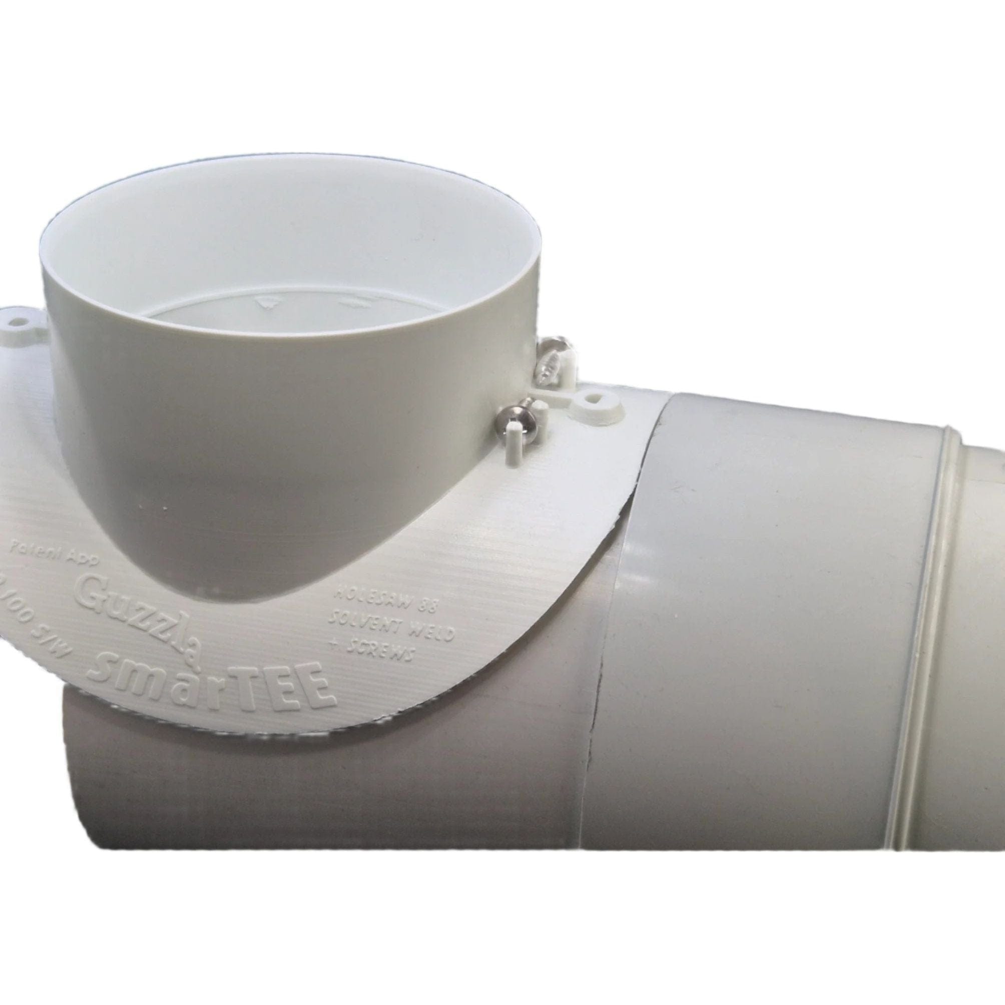 Guzzla Drain Waste Pack of 3 - Boss Smart Tee 100 saddles for 90mm to 100mm Pipe Connections