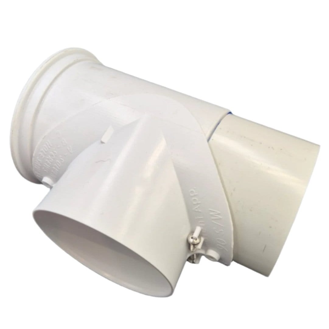 Guzzla Drain Waste Pack of 3 - Boss Smart Tee 90 saddles for 90mm to 90mm Pipe Connections