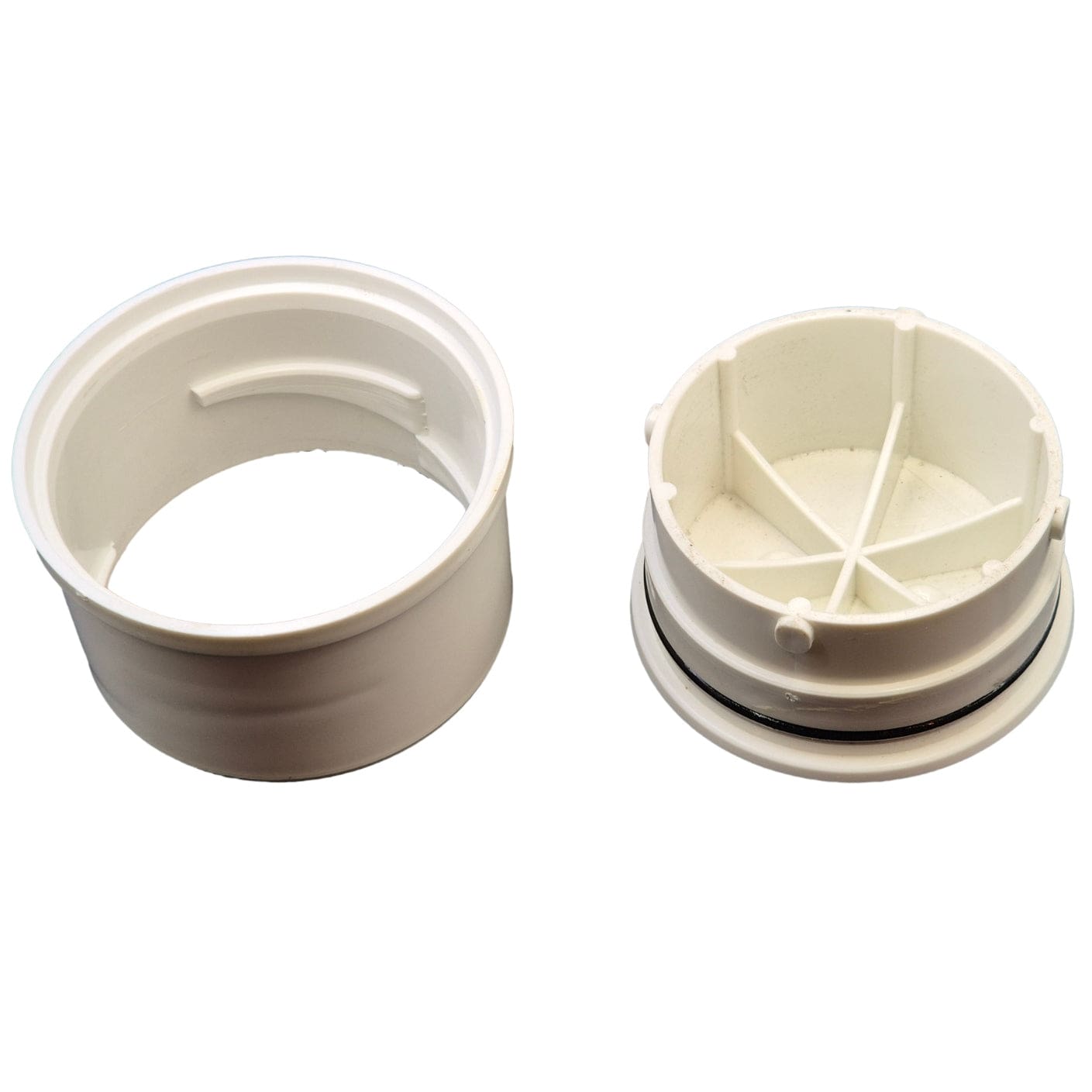 Guzzla Drain Waste White Bolted Trap Screw