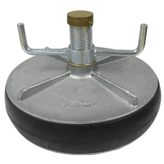 HARON Expanding Plumbing Plug Aluminium expanding plug 12"/300mm with 25mm bypass 296-327mm