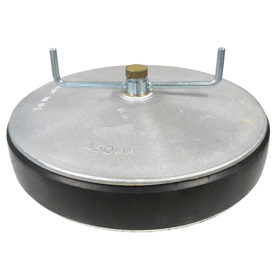 HARON Expanding Plumbing Plug Aluminium expanding plug 18"/450mm with 25mm bypass 436-486mm