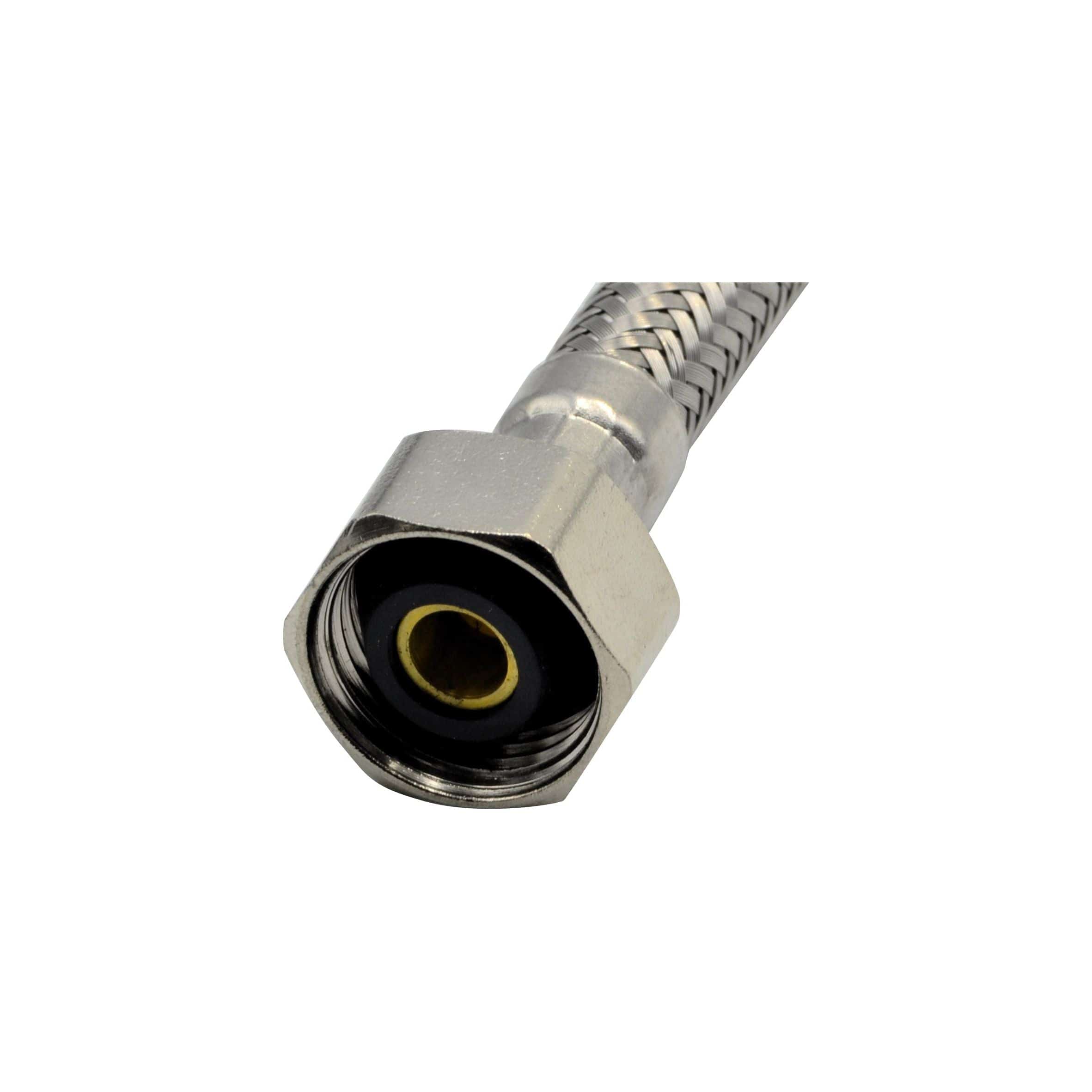 HARON Flexible Connectors Haron B4F12 12″ (300mm) 1/2″F x 1/2″F Steel Braided Hose