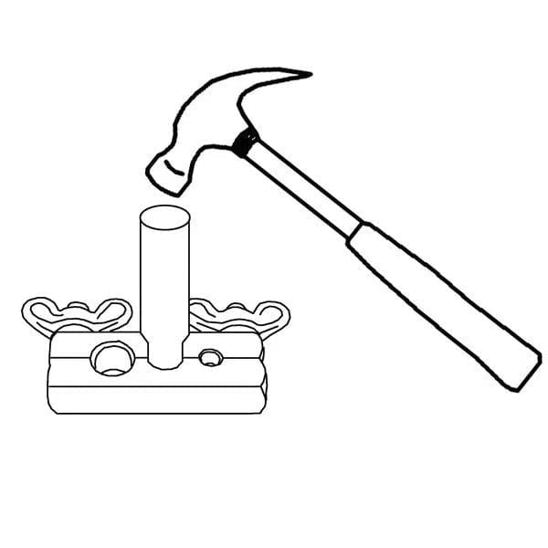 Haron H109 1/2, 3/4 and 1″ Heavy Duty Block and Pin Flaring Tool - Twin Eagle Imports