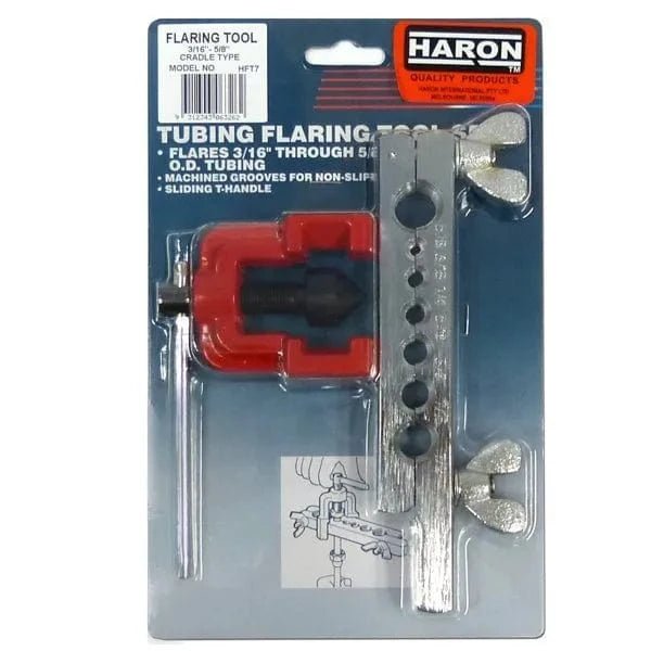 Haron HFT7 Cradle Type Flaring Tool 3/16, 1/4, 5/16, 3/8, 7/16, 1/2 & 5/8 - Twin Eagle Imports