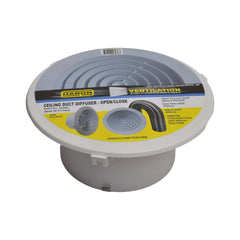HARON Vent Haron 200RV Round Ducting Ceiling Diffuser – Vent Facing 200mm Round