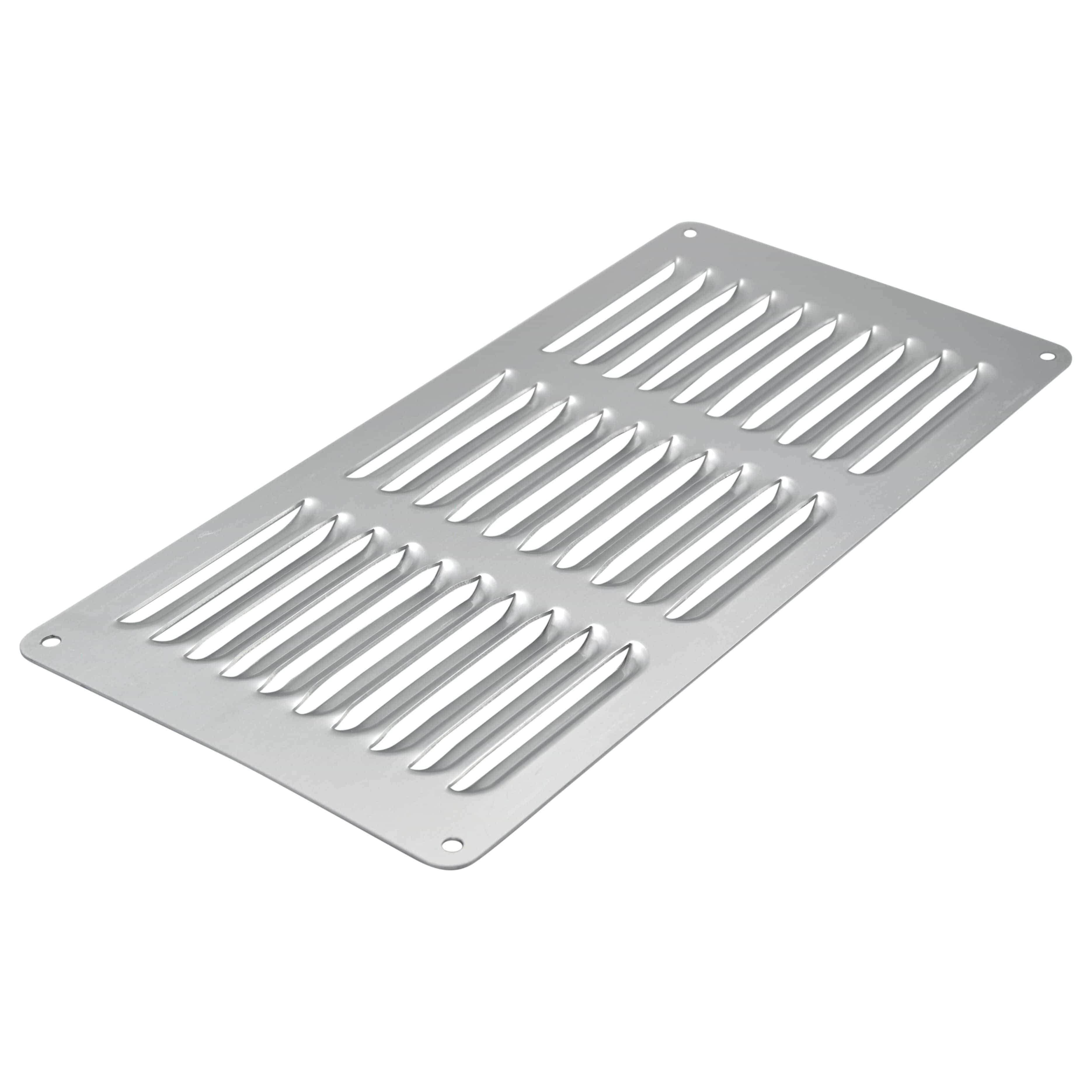 HARON Vent Haron 3001S Aluminium Vents –  Anodised Silver 300 x 150mm Pack of 2