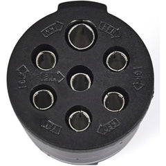 Heavy-Duty 7-Pin Round Trailer Plug & Socket Set - Twin Eagle Imports
