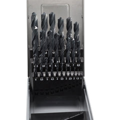Hepyc 1-13 mm HSS Drill Bit Set 0.5 mm Increments 25 Pc Kit - Twin Eagle Imports