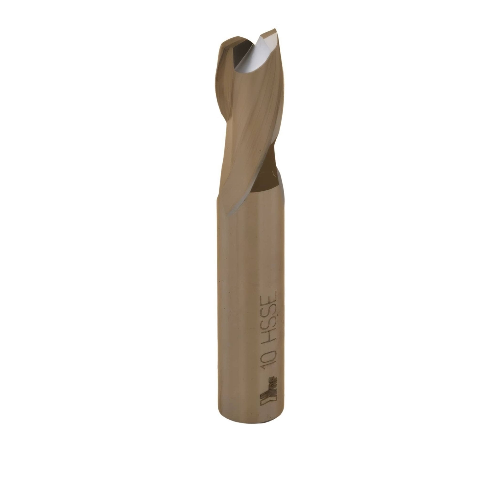 Hepyc 10mm Cobalt HSS End Mill DIN327N Short Series 2 Flute 30° Helix - Twin Eagle Imports