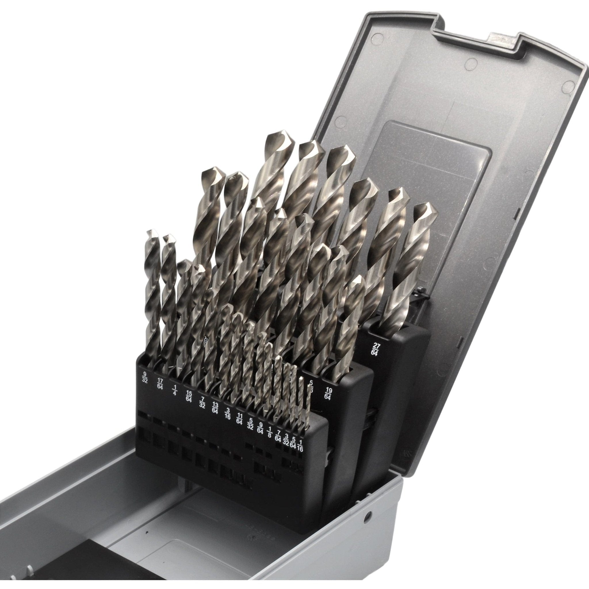 Hepyc 1/16"- 1/2" HSS Drill Bit Set 1/64 Increments 29 Pc Kit - Twin Eagle Imports