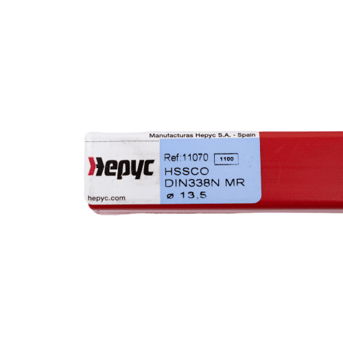 Hepyc 13.5mm HSS-Co Reduced Shank Drill – DIN 338 MR - Twin Eagle Imports