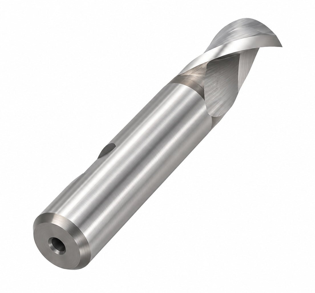 Hepyc 14mm HSSE DIN327N End Mill 2 Flute 30° Helix Short Series - Twin Eagle Imports